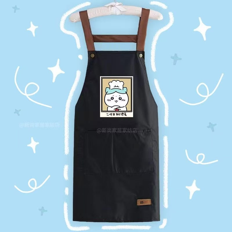 Chiikawa Kitchen Apron - Waterproof & Grease-resistant for Home Use