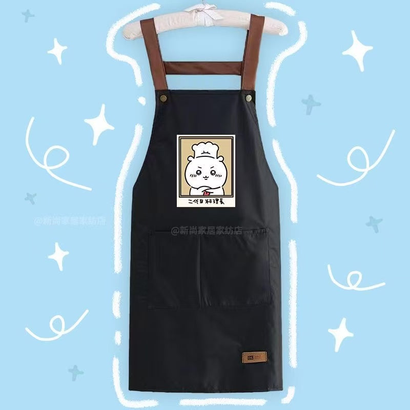 Chiikawa Kitchen Apron - Waterproof & Grease-resistant for Home Use