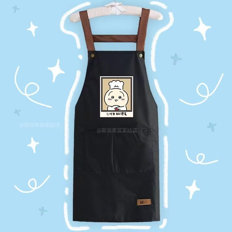 Chiikawa Kitchen Apron - Waterproof & Grease-resistant for Home Use